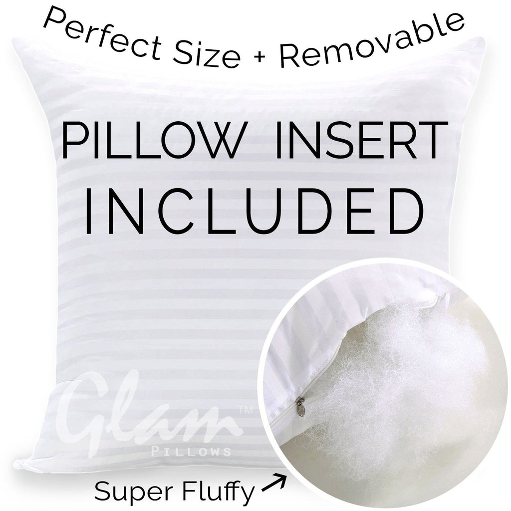 White & Iridescent Reversible Sequin Glam Pillow